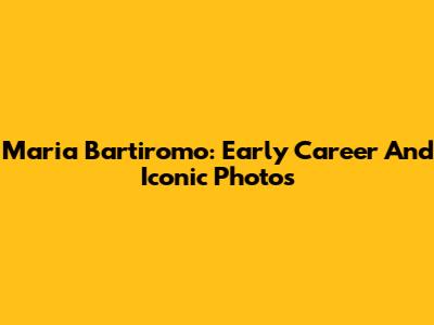 Maria Bartiromo: Early Career And Iconic Photos